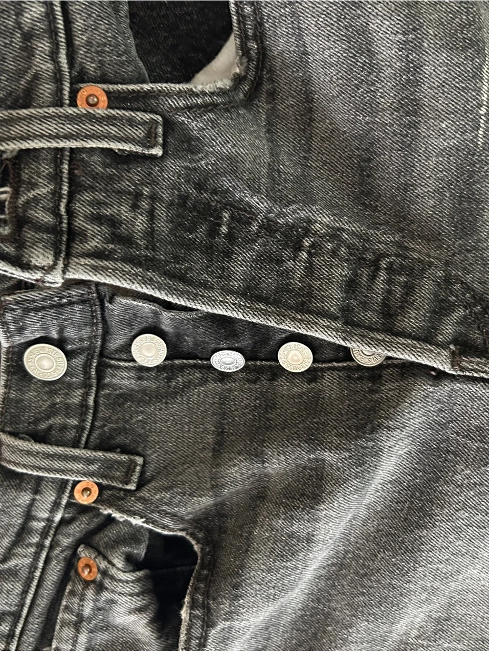 Levi's Men's Slim Jeans in Washed Black
